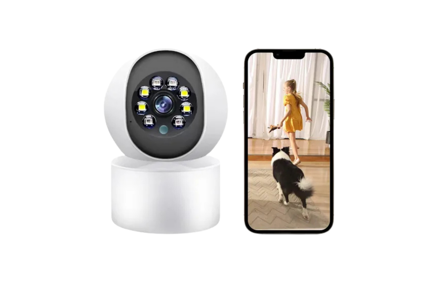 Cámara De Seguridad Aitech Domo Wifi 1080p Full Hd Exterior-interior