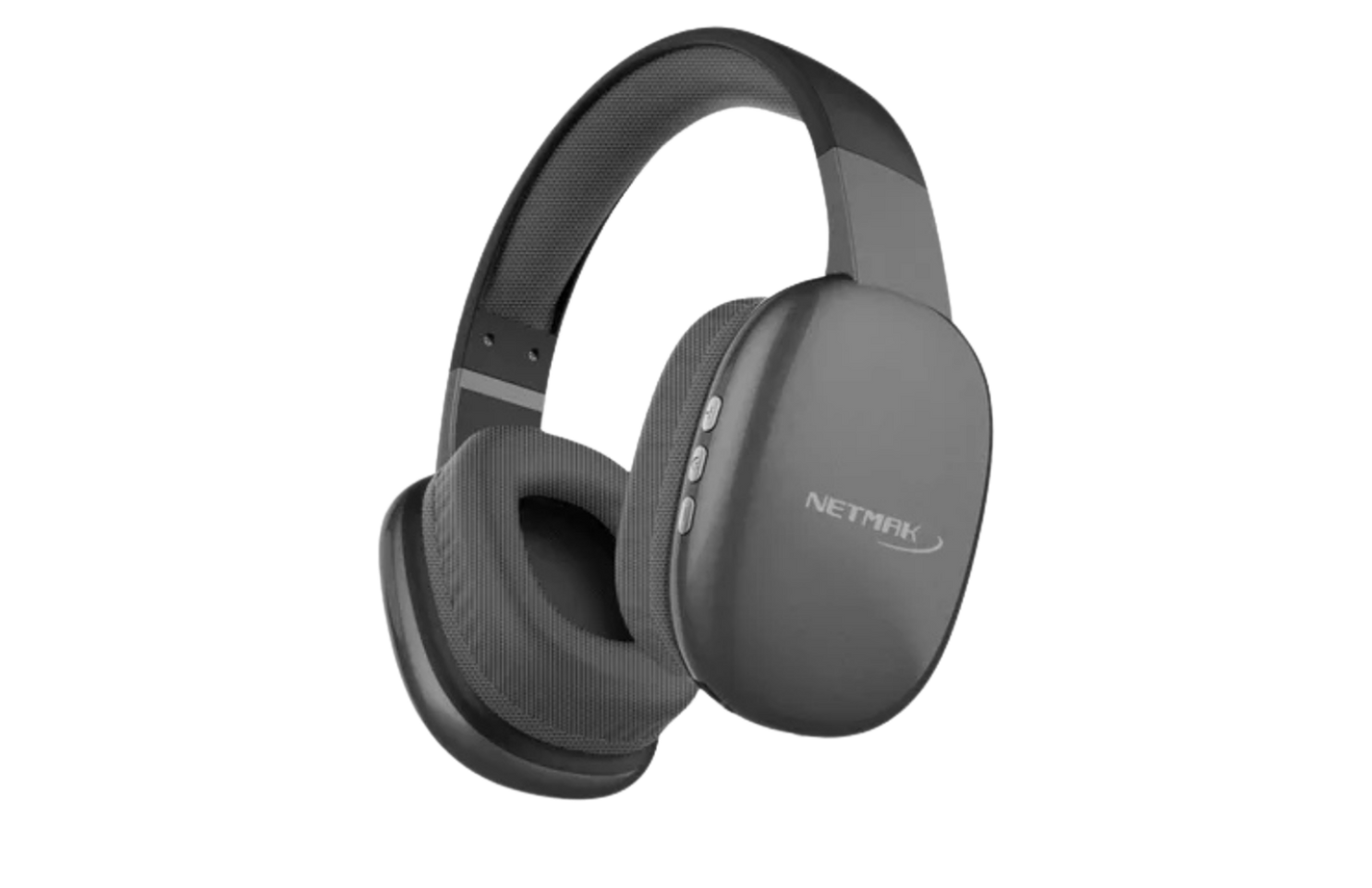 Auricular Inalámbrico Dual Bluetooth Aux Netmak Volt Negro