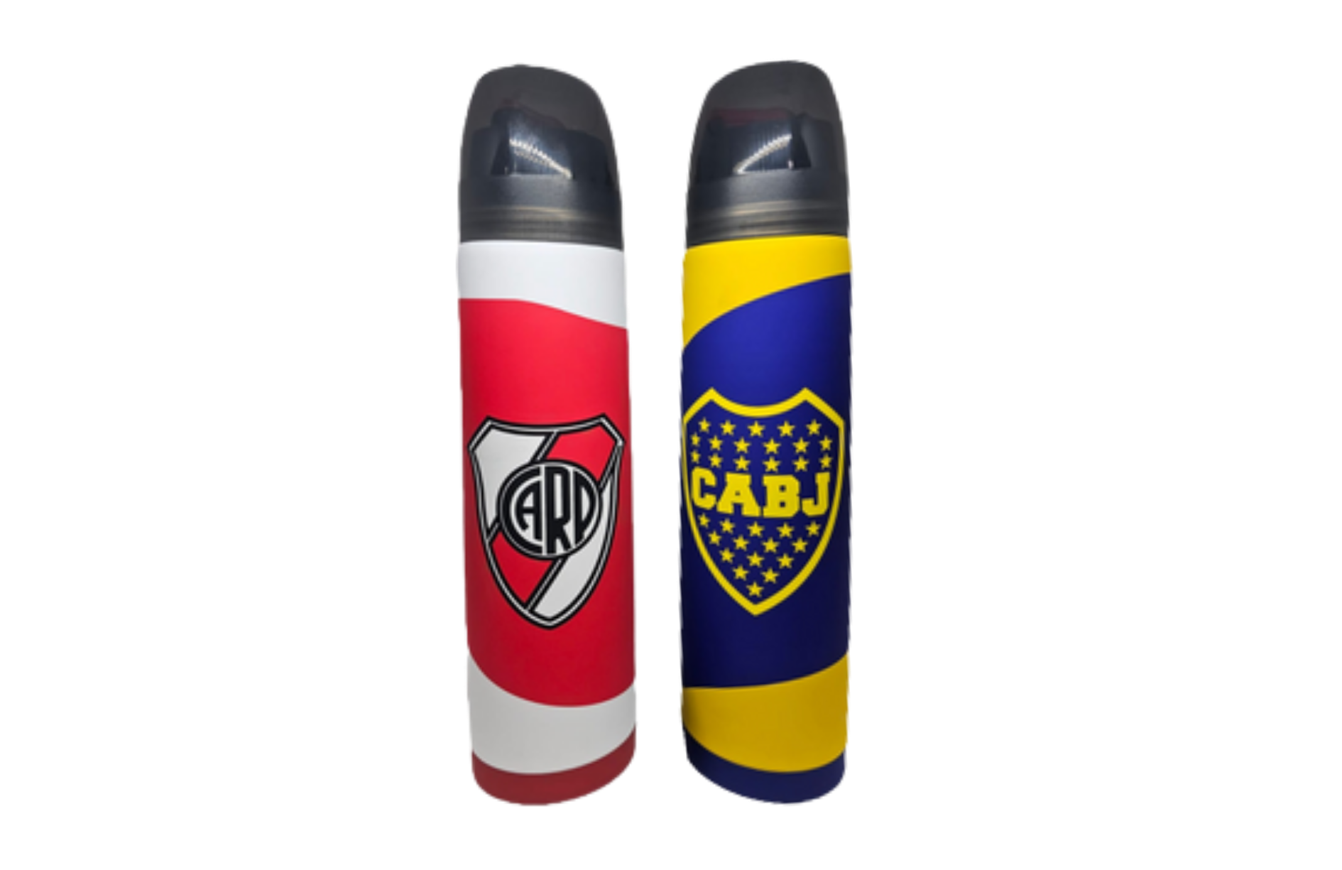 Termo Bala River Plate Boca Juniors Acero Inoxidable 1 Litro