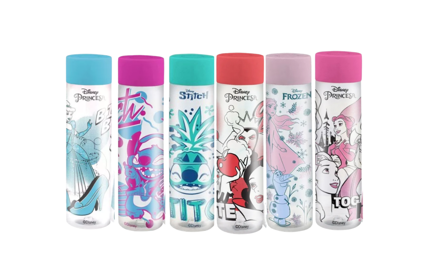 Botella Agua Refill Personajes 500ml Multiuso