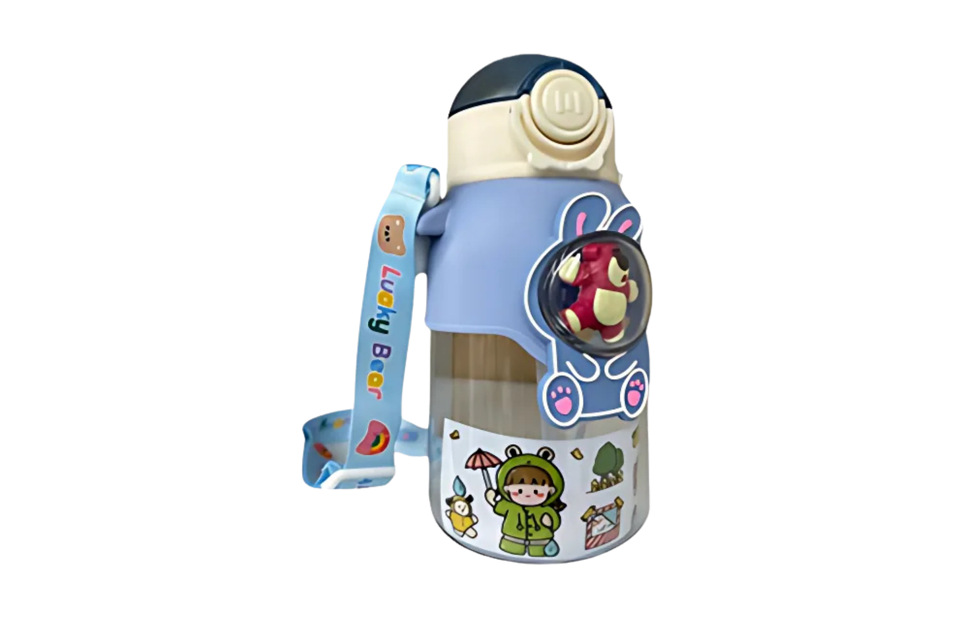 Botella Agua Portátil Ajustable Kawaii 450 Ml