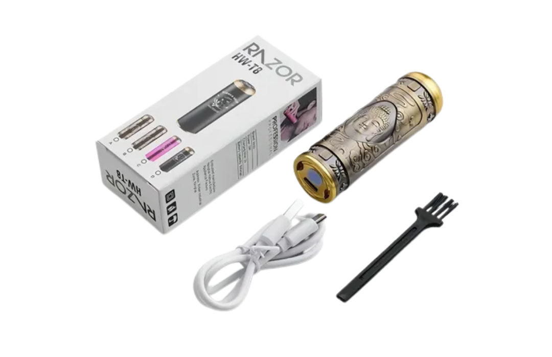 Mini Shaver Portátil Recargable Color Dorado Razor