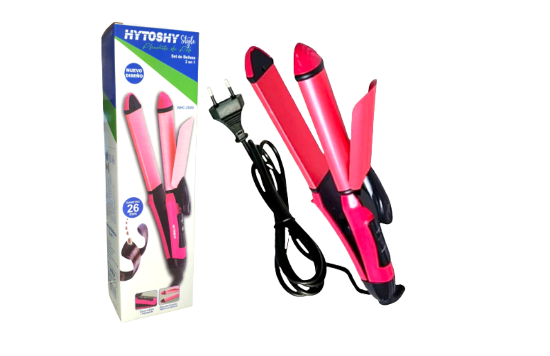 Buclera/planchita 2 en 1 Hytoshi