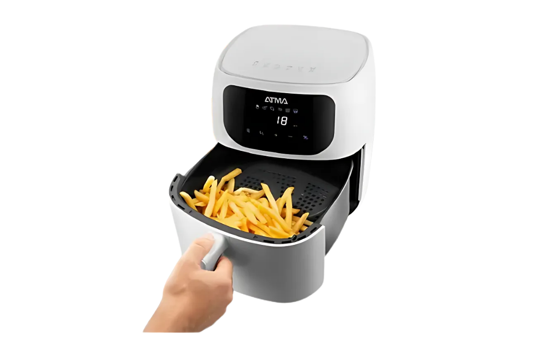 FREIDORA ATMA FR60ARWP SIN ACEITE 6.5 LITROS 1300W DIGITAL B BLANCO